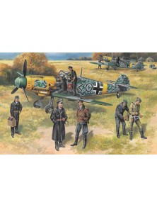 ICM - 1/48 Bf 109F-2 with German Pilots and Ground Personnel