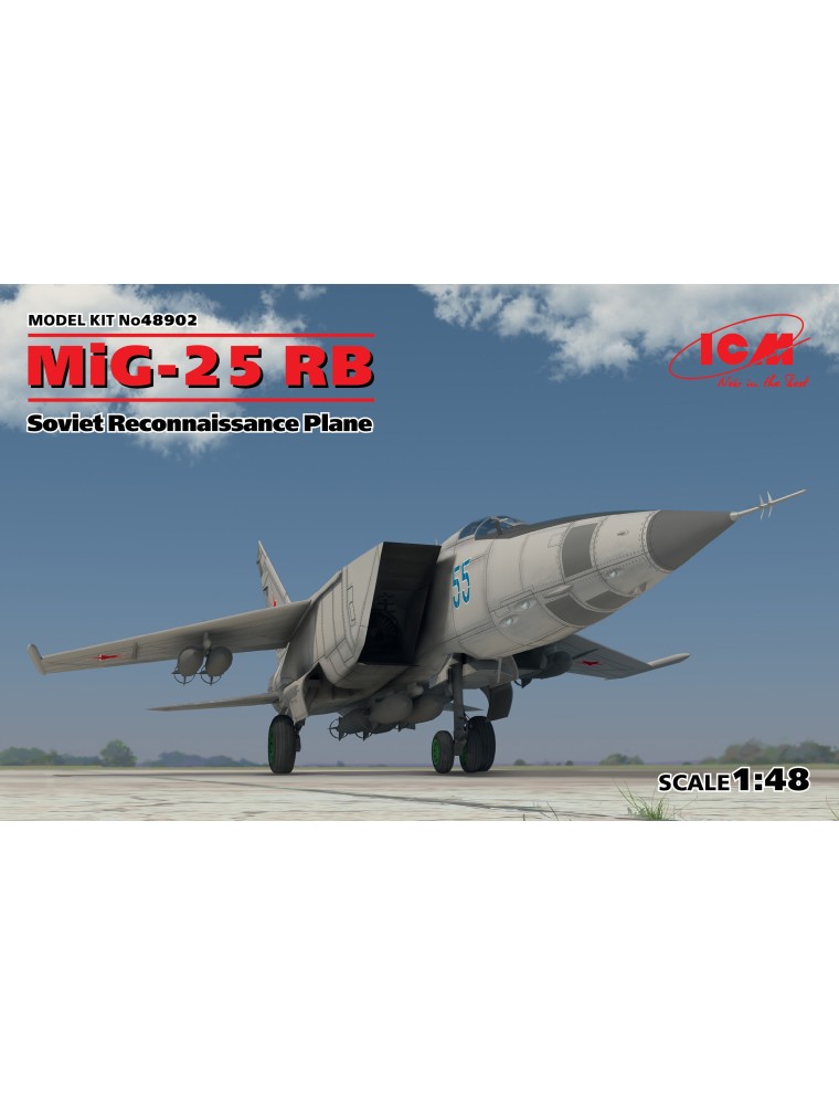 ICM - 1/48 MiG-25 RB, Soviet Reconnaissance Plane