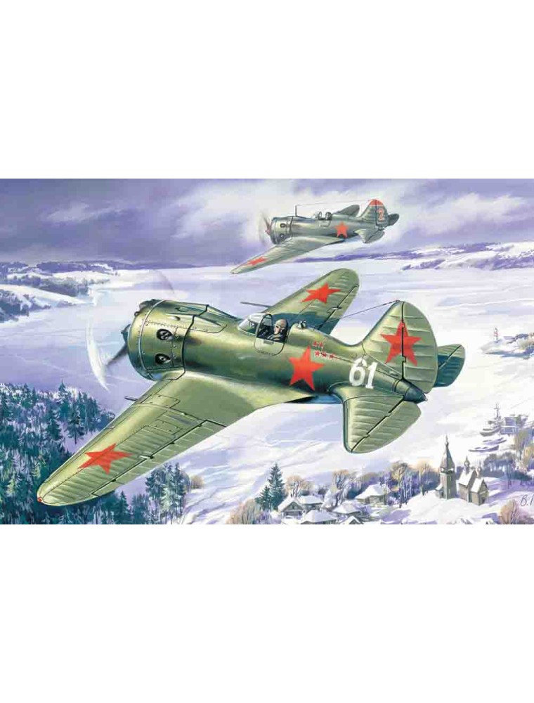 ICM - 1/72 I-16 type 24, WWII Soviet Fighter