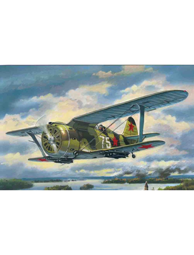 ICM - 1/72 I-153 "Chaika", WWII Soviet Biplane Fighter