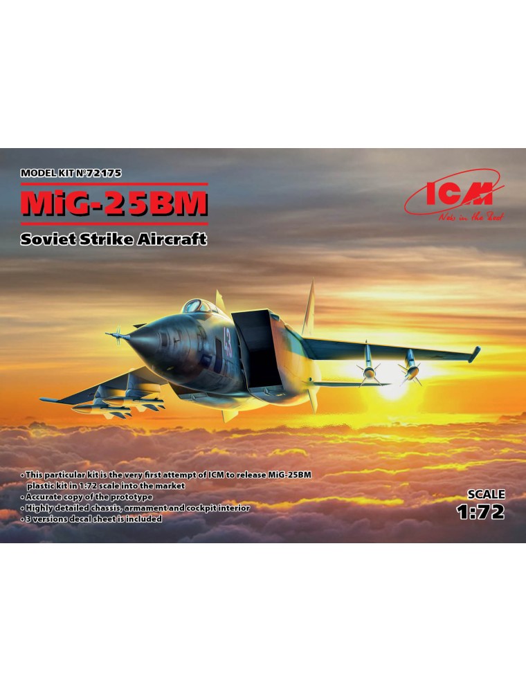 ICM - 1/72 MiG-25 BM, Soviet Strike Aircraft