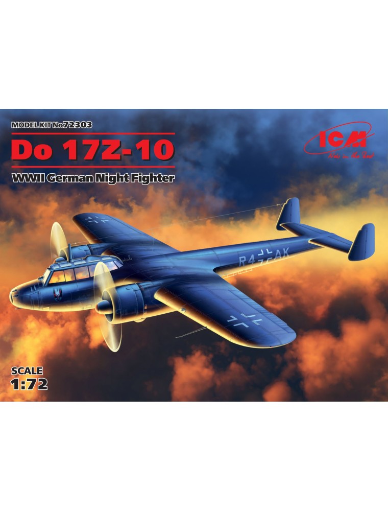 ICM - 1/72 Do 17Z-10, WWII German Night Fighter (100% new molds)