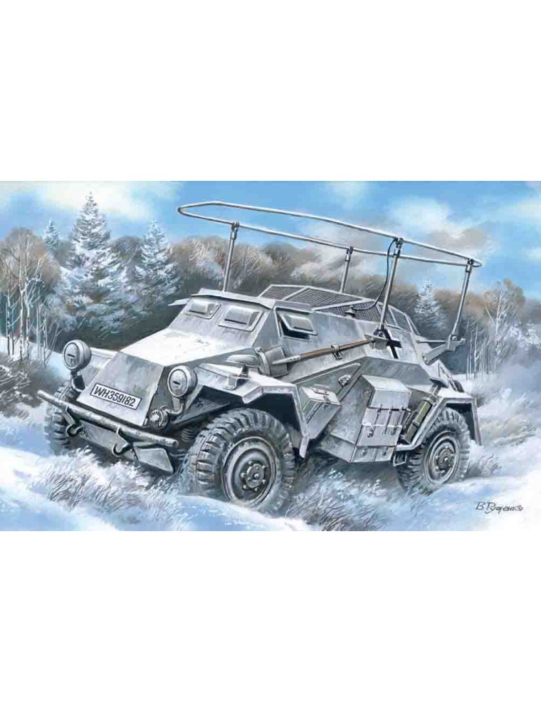 ICM - 1/72 Sd.Kfz.261, German Radio Communication Vehicle