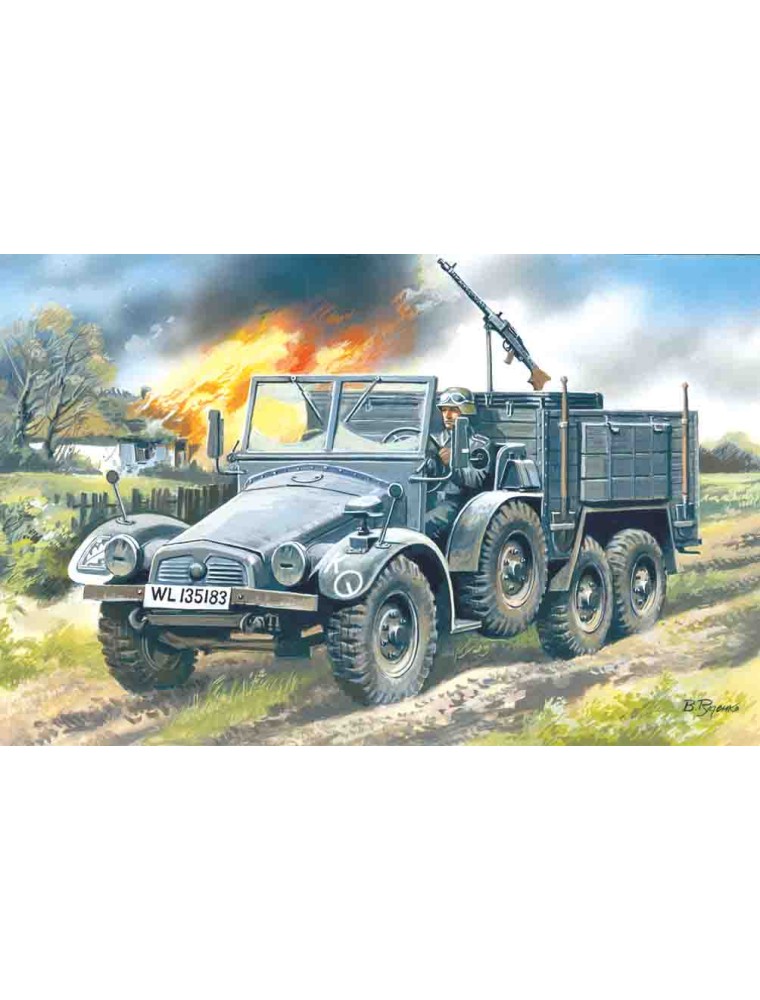 ICM - 1/72 Krupp L2H143 Kfz.70, German Light Army Truck