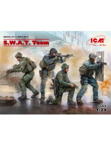 ICM - 1/24 S.W.A.T. Team (4...