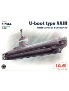 ICM - 1/350 U-Boat Type XXIII, WWII German Submarine