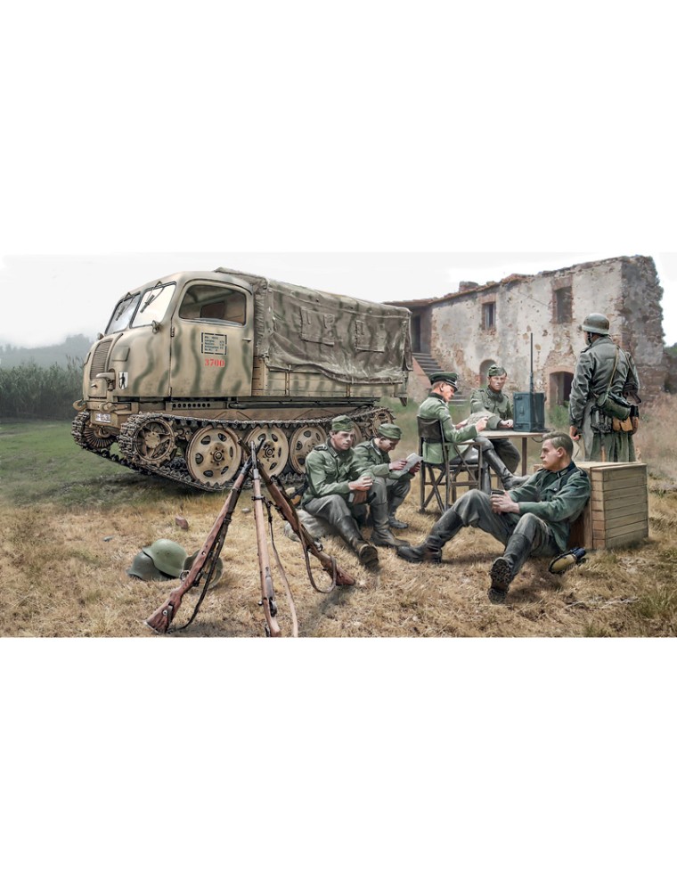 ITALERI - 1/35 Steyr RSO/01 with German Soldiers and Accessories