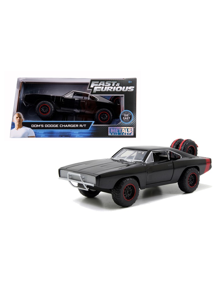 JADA - Fast & Furious Dodge Charger Offroad del 1970 in scala 1:24 die-cast, funzionamento a ruota libera, parti apribili