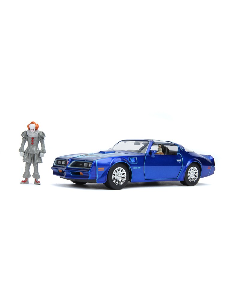 JADA - IT Chapter 2 1977 Pontiac Firebird in scala 1:24 die-cast con personaggio