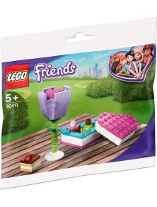 LEGO - Polybag - LEGO Friends: Scatola di cioccolatini & fiore