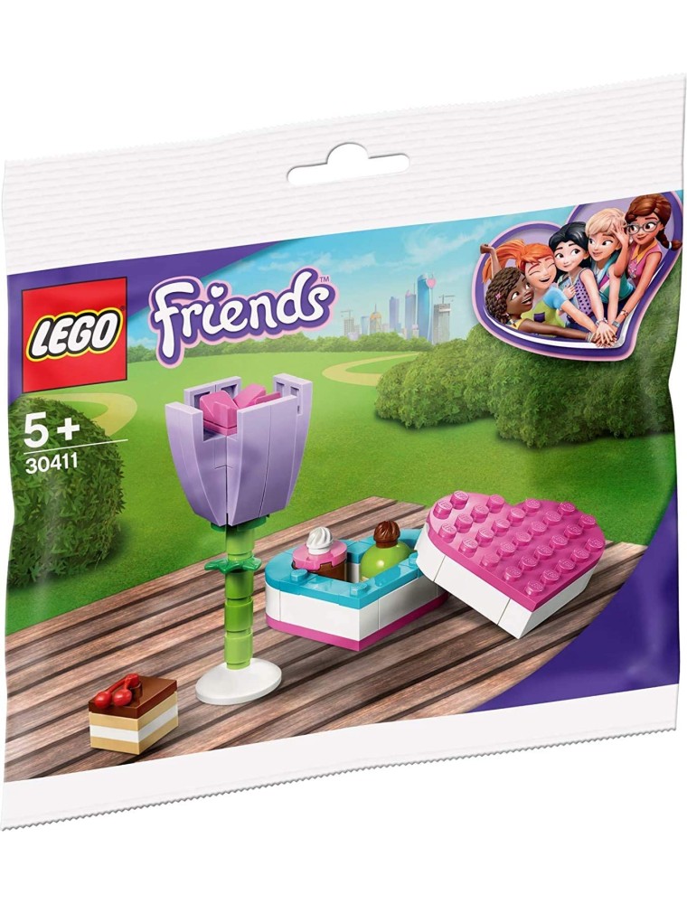 LEGO - Polybag - LEGO Friends: Scatola di cioccolatini & fiore