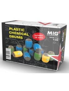 MIG - 1/35 Plastic Chemical Drums