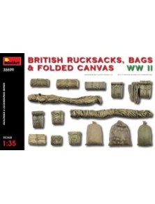 MINI ART - 1/35 British Rucksacks Bags Folded Canvas WW2