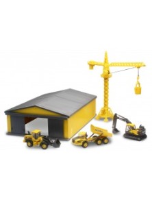 NEW RAY - Volvo EC460B & L220E & A40D Playset with Accessories