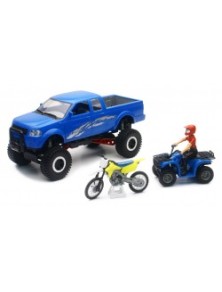 NEW RAY - 1/20 Xtreme Adventure Pickup 4X4 Off Road Playset [2 Modelli Diversi]