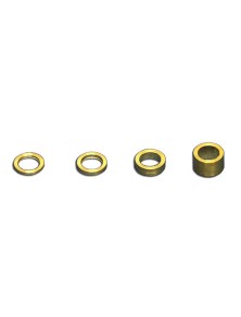 NSR - 2mm Axle Spacers .010" Brass (10pcs)