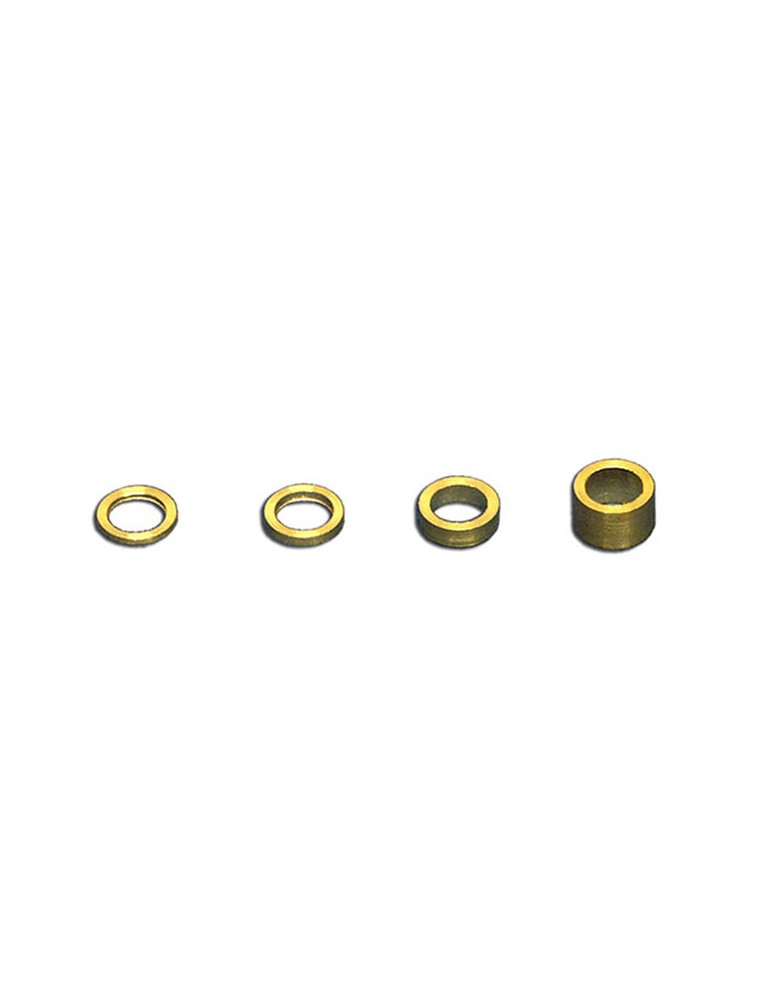 NSR - 2mm Axle Spacers .010" Brass (10pcs)