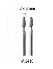 PG MINI - 2 mole carburo di silicio conica arrotondata 3x8mm