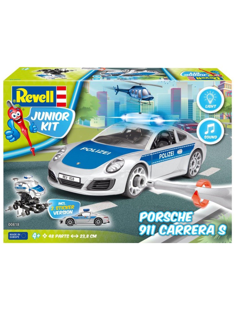 REVELL - 1/20 JUNIOR KIT Porsche 911 Police