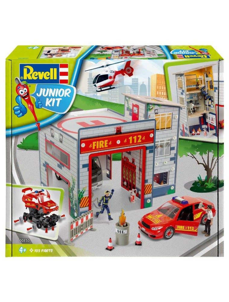 REVELL - 1/20 JUNIOR KIT Playset Fire Station