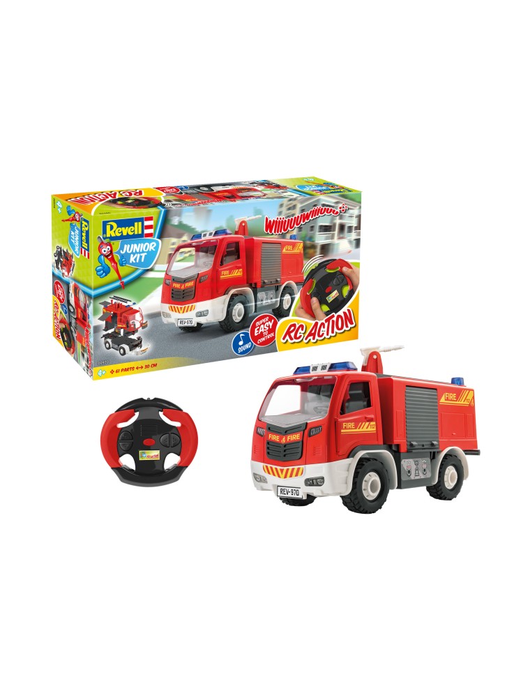 REVELL - 1/20 JUNIOR KIT RC Fire Truck