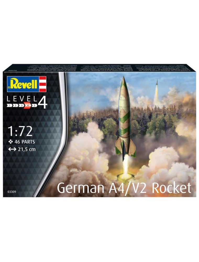 REVELL - 1/72 German A4/V2 Rocket (w/Launch Platform and Trailer)