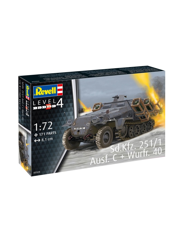 REVELL - 1/72 Sd.Kfz. 251/1 Ausf. C + Wurfr. 40