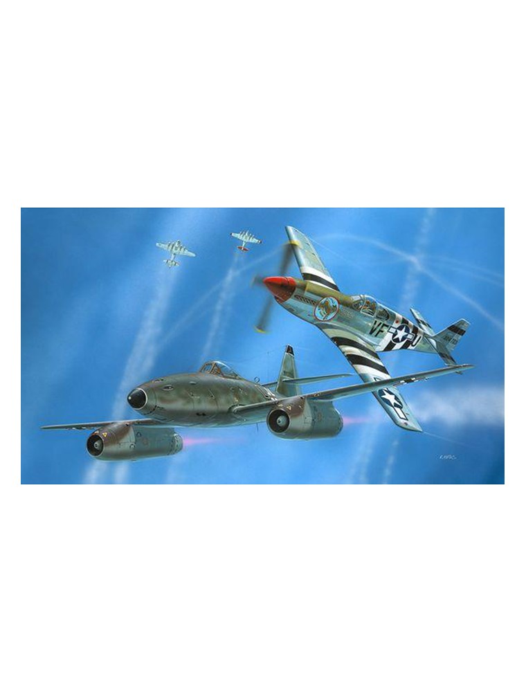 REVELL - 1/72 Me262 & P-51B - Combat Set