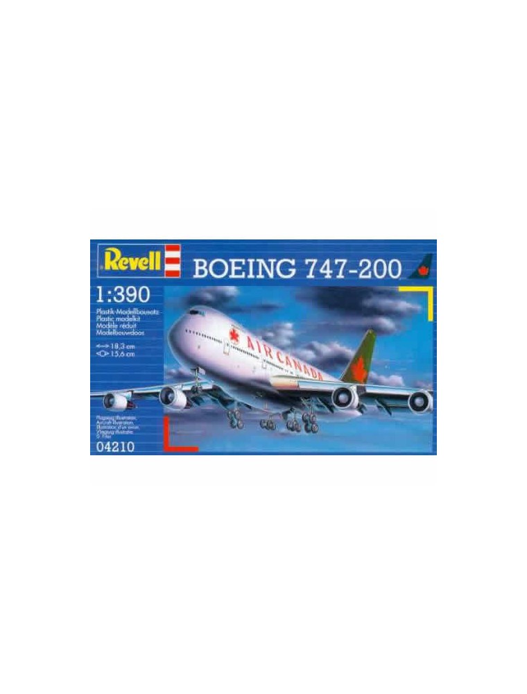 REVELL - 1/390 Boeing 747-200 Air Canada (Civil Aircraft)