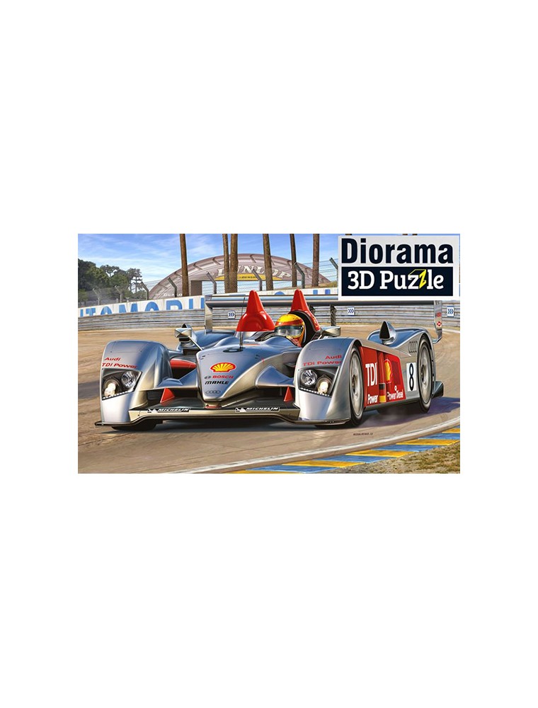 REVELL - 1/24 Gift Set "Le Mans" Audi R10 TDI + 3D Puzzle Diorama