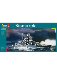 REVELL - 1/1200 Battelship Bismarck (MIlitary Ships)