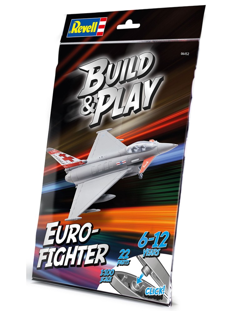 REVELL - 1/100 Build & Play Eurofighter Typhoon