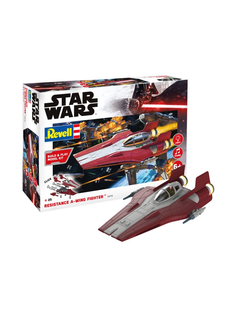 REVELL - 1/44 Resistance A-wing Fighter, red