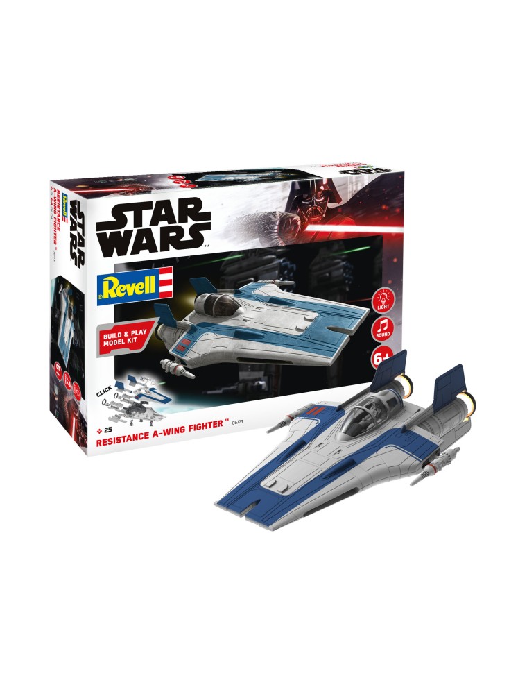 REVELL - 1/44 Resistance A-wing Fighter, blue