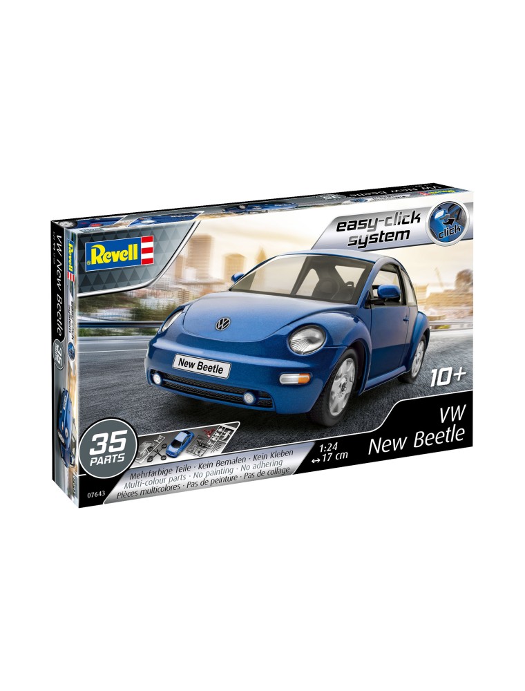 REVELL - 1/24 VW New Beetle (Easy-Click System)