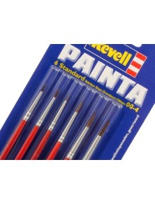 REVELL - Painta Standard Brushes Set [00, 0, 1, 2, 3, 4]