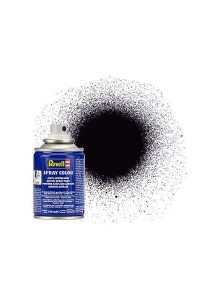 REVELL - Spray Black Mat 100ml