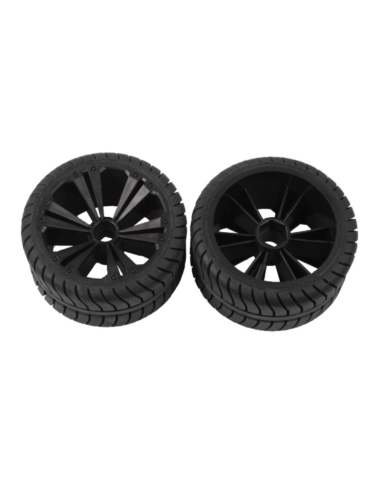 REVELL - Set 2x Front Wheel for Buggy, black