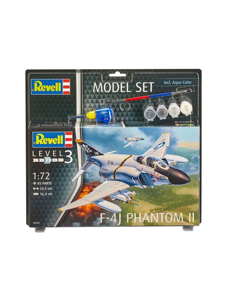 REVELL - 1/72 Model Set F-4J Phantom II