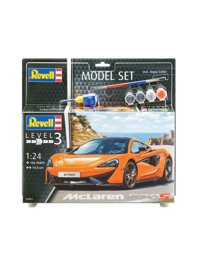 REVELL - 1/24 Model Set McLaren 570S