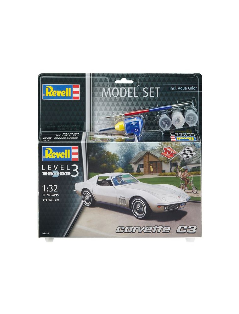 REVELL - 1/32 Model Set Corvette C3