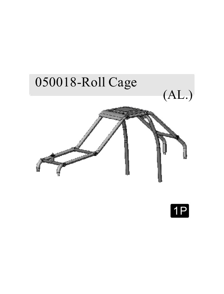 RADIOKONTROL - RK Roll cage aluminium