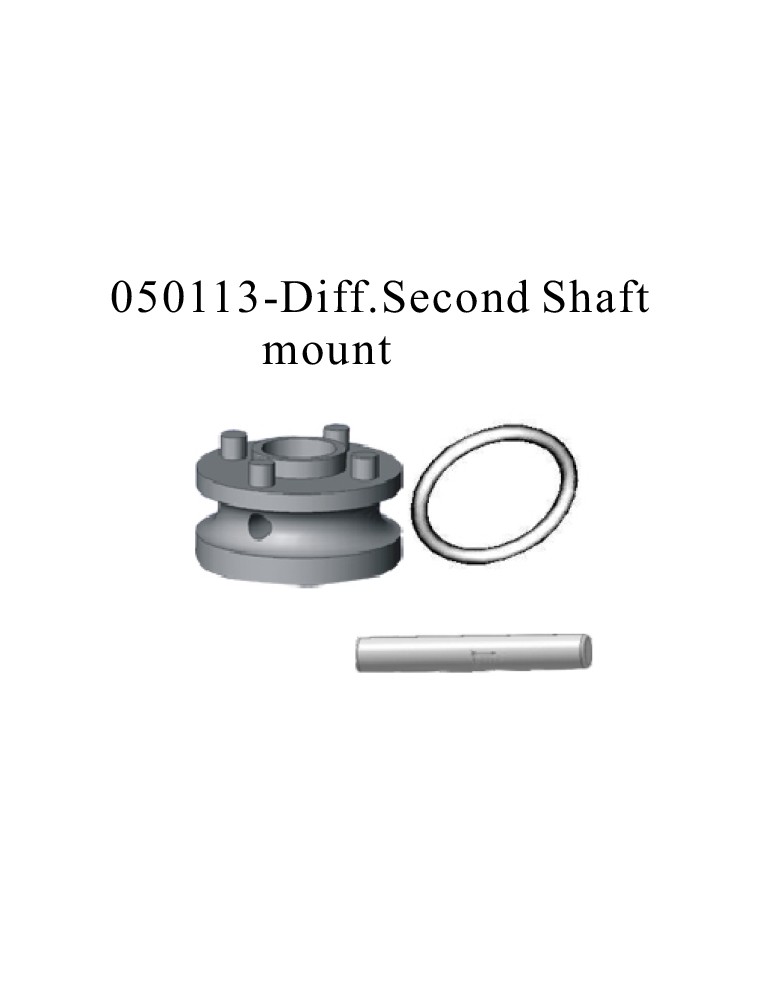 RADIOKONTROL - RK Diff. Second Shaft Mount