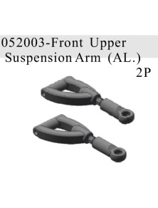 RADIOKONTROL - RK Front Upper Suspension Arm aluminum (2 pc)