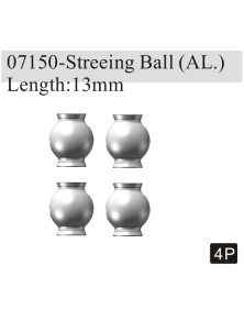 RADIOKONTROL - Steering Ball(Al.)(length:13mm) 4P