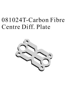 RADIOKONTROL - RK Carbon fibre centre diff. plate