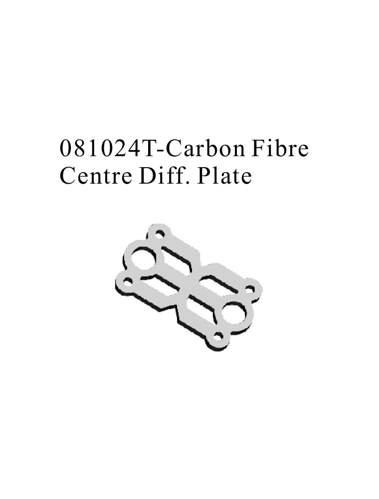 RADIOKONTROL - RK Carbon fibre centre diff. plate