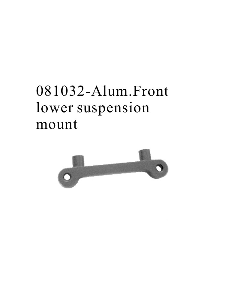 RADIOKONTROL - RK Aluminium front lower suspension mount