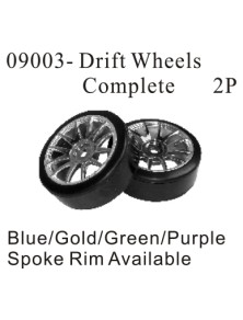 RADIOKONTROL - RK Wheel Rim complete for 1/16 Drift Car