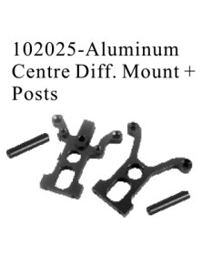 RADIOKONTROL - RK Aluminum Centre Diff. Mount